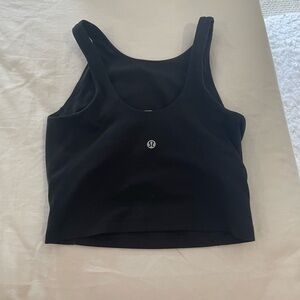High neck Lululemon tank top black size 2